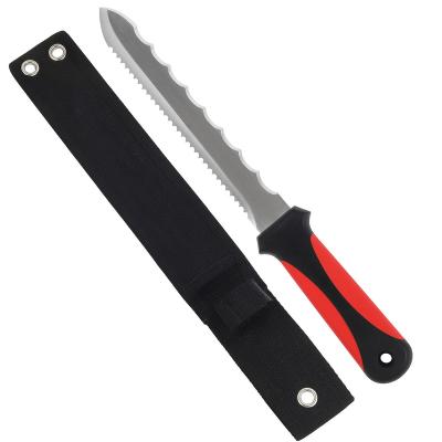 China Quick-Change 200mm Large Stainless Steel Thermal Insulation Mineral Wool Insulation Knife Insulated Rock Knife for sale