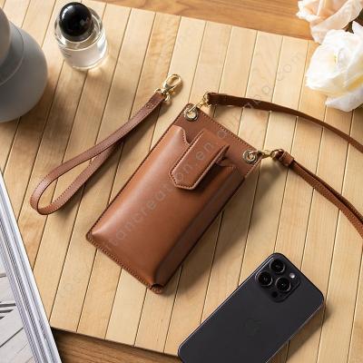 China Multifunctional Purpose Popular Cross - Body Leather Handbag Women Totes Lady Bags Cell Phone Bags With Credit Card Slots For Women OEM Customized Logo for sale