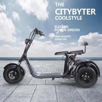 China factory price citycoco 18*9.5inch electric tricycle EEC approved fat tire motor cyle 3 wheel electric tricycle for sale