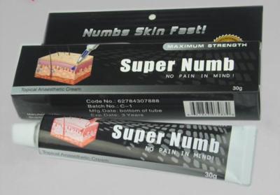 Κίνα Super Numb Deep Pain Relief Cream 30g Skin Pain Relief Cream προς πώληση