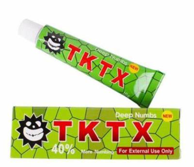 Cina Green Tktx 40% Microneedling Numbing Cream 10g For Body Piercing in vendita