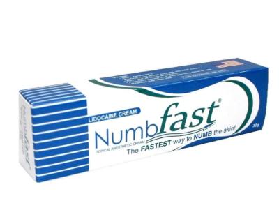 中国 30g 麻酔クリーム NUMB FAST 局所麻酔クリーム 販売のため