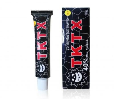 China 25 Minutos Crema para el dolor de tatuaje rápida TKTX Crema para adormecimiento profundo 10g en venta