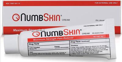 China NumbSkin 5% Crema para adormecer antes de hacer una perforación 15g Crema para adormecer con cera previa en venta