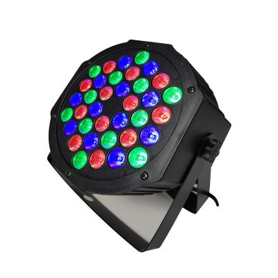 China RGB Music Bulb Led Straight 18*3W Professional RGB Led Stage Light 220V Par Light With DMX512 DJ Head Equipments For Party DJ for sale