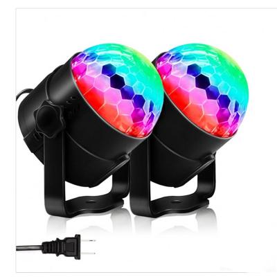 China Sound Activated Remote Control Starlit Interchange LED RGB DJ Crystal Magic Ball Party Light Led Disco Light Led Stage Lights for sale