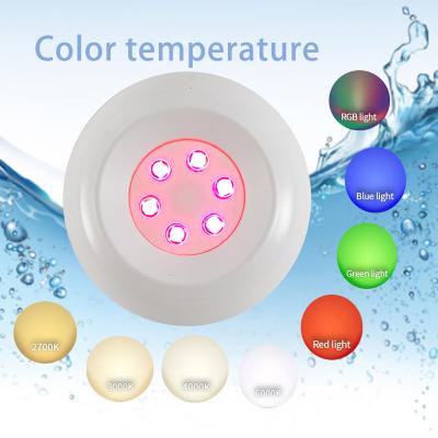 China Garden Style New PC Hardware Pool Accessories Resin Filled RGB Color Remote Control For 3W Led Pool Light for sale