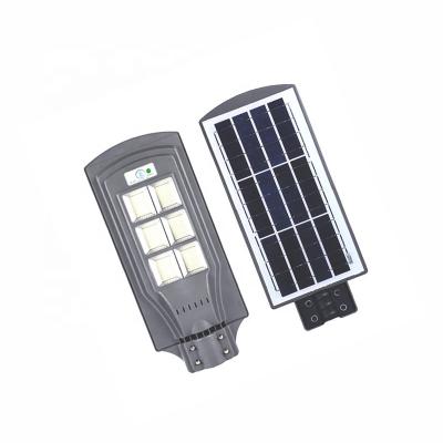 China Solar Powered Street Light Waterproof IP65 Security High Level Wall Mounted Garden Led Industrial Solar Street Light for sale