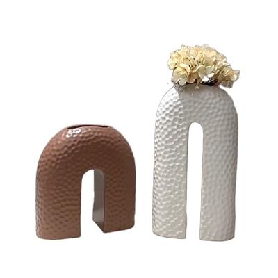 China Desktop Simple Minimalist Creative Home Style Ceramic Vase Accessories for sale