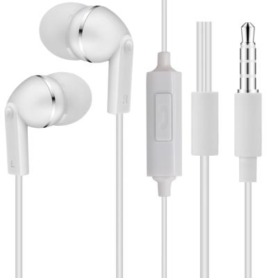 China Bestselling 2021 High Resolution 3.5 mm Shinny Tooling Finished In-ear Earphone With Ribbon Cable Mobile Phone for sale