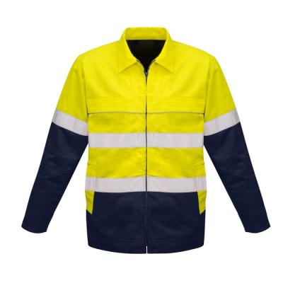 China Men's Two Tone Jacket Hi Visibility Work Waterproof Anti-pilling Wear Hi Vis Jacket zu verkaufen