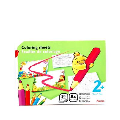 China paper & Cardboard Mix Custom Creative Color Paint Animal Drawing Coloring Book For Kid for sale