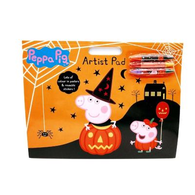 China paper & Cardboard Custom Fantastic Kids Painting Doodling Drawing Book with Colored Pencil for sale