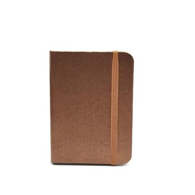 China Eco Friendly Custom Hardcover Blank Cover Paper Notebook with Elastic Waistband for sale