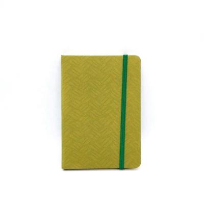 China Custom Print Mini Size Hardcover Pocket Notebook Hardcover Book With Elastic Band for sale