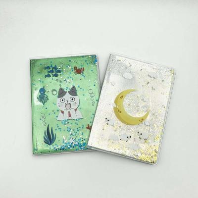 China 2021 Creative School Children Cute Softcover PVC Notebook Liquid Diary for sale