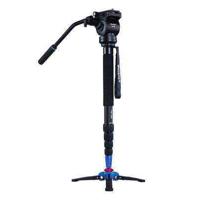 China Monopod Liquid Mount, Manbily DSLR PORTABLE Professional Aluminum Video Head Tripod Monopod Camera for sale