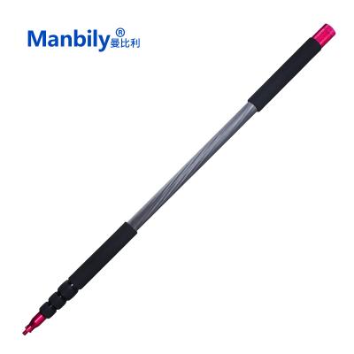 China Manbily MK-3000C wireless interview microphone pole microphone for camera carbon fiber mic booms telescopic pole mic pole stand for interviews for sale