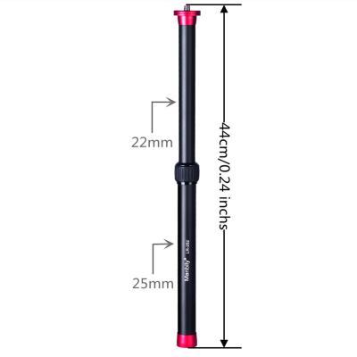 China Manbily LR-252 PORTABLE Gimbal Extension Pole Rod Aluminum Alloy with 1/4 3/8 Screw for Smartphone Gimbal Stabilizer Zhiyun Smooth 4 OSMO for sale