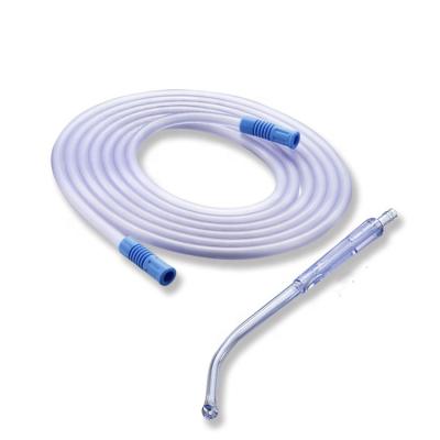 China Medical use sterile yankauer handle with connecting yankauer suction tube for sale