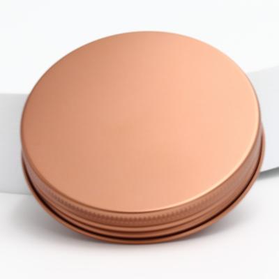 China Metal cosmetic copper color sealing cover. Can match various pots for sale