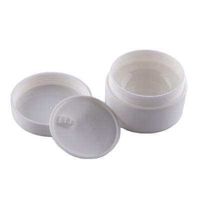 China Cosmetic factory wholesale environmental protection white transparent cream bottle for sale