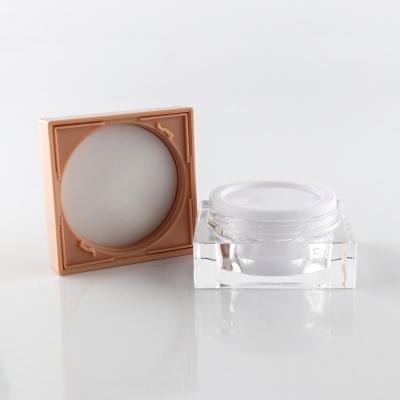 China Factory direct sale multi-function cosmetic white transparent square acrylic bottle for sale