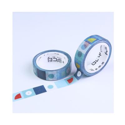 China Quarter Pattern Single Side 5M Cute Washi Tape Japanese Wholesale Fashion Tape for sale