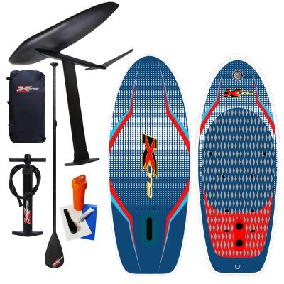 China Zebec Unisex Woosung Windsurf Inflatable SUP Aluminum SUP Printed Supboard Hydrofoil Sup Board For Sale for sale