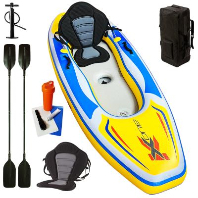 China Wholesale Zebec Kxone WOOSUNG Folding Kayak Portable Small Single Kayaking From Factory Customer Size for sale