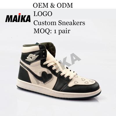 China Damping 2022 Free Custom Cheap Price Private Label Women Manufacturer PU Brand Designer Logo Design Sports Shoes Mens Casual Sneakers for sale