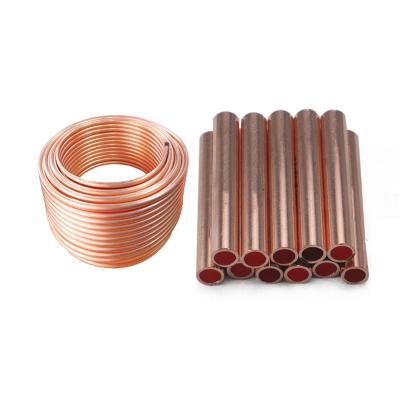 China Air Condition Or Refrigerator Customized Pure Diameter Length Copper Tube Coil For Air Conditioners for sale