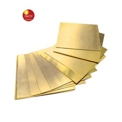 China 220~400 Electronic Material Tensile Strength Brass Sheets / Plates For Making Keys for sale