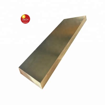 China 220~400 Final Strength 35% Elongation 2mm Thickness Decorative Brass Plates / Sheet for sale