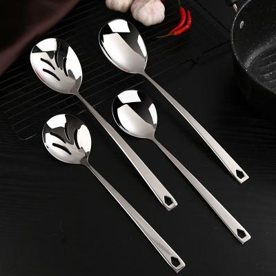 China Sustainable Stainless Steel Serving Spoon And Slotted Spoon For Restaurant And Hotel for sale