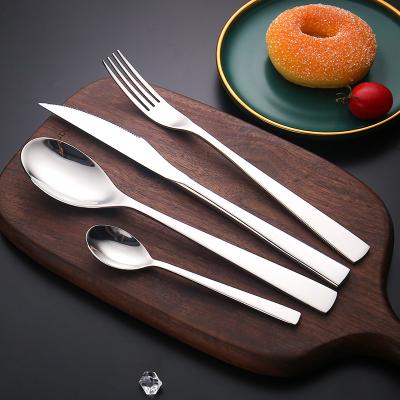 China Sustainable High Quality 304 Stainless Steel Dinnerware Set Cutlery Set for sale