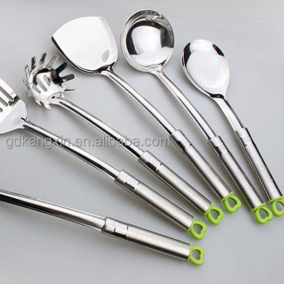 China Sustainable Stainless Steel Kitchen Utensils 7pcs Kitchen Tools 7pcs Kitchenware for sale