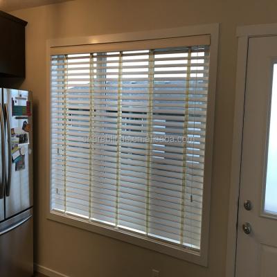 China Best Selling Best Selling Basswood Venetian Wooden Window Blinds With Ladder Strip for sale