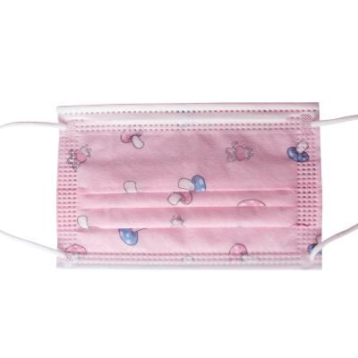 China All ready to ship children surgical face mask 3 ply color face mask design cotton non woven mask new for sale