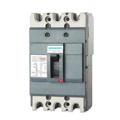 China CE Certified High Quality Three Phase 3P 100A MCCB Case Molded Circuit Breaker With Overload And Short Circuit Protection SKB-E for sale