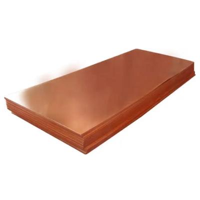 China Industrial T2 C110 Cu-DHP C1220 99.99% Pure Copper Sheet 4x8 Price Copper Nickel Plate For Sale for sale