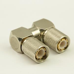 China Right Angle Male RF Connector Adapter , 75ohm L9(1.6/5.6) Coaxial Cable Adapter for sale