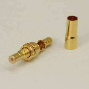 China SSMB Rf Coax Connector Plug Male  Or Jack Female For RG178 Coaxial Cable for sale