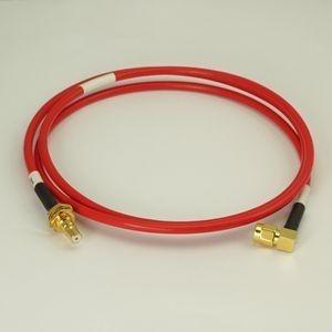 China Enchufe recto rojo de las asambleas de cable de QMA SMA a QMA Jack recto en venta