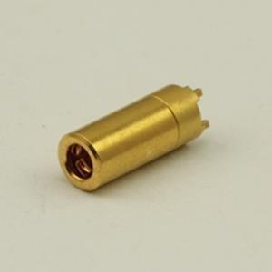 China Brass SSMB Straight Female Pcb Mount Rf Connectors 500 Cycles Durability for sale