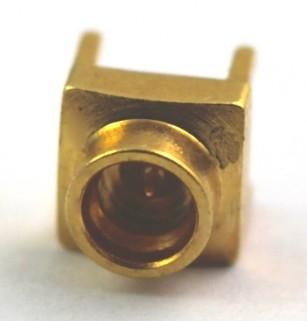 China Brass SMP Type RF Coaxial Connector With RG59 RG142 Coaxial Cables for sale