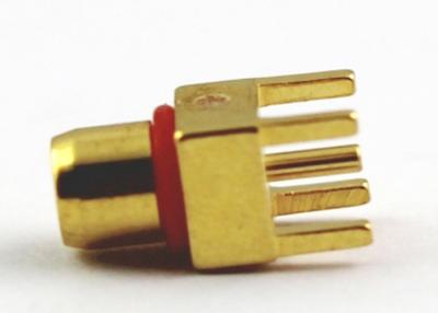 China Cuatro conector de las piernas BMA RF, varón recto del conector coaxial del soporte del PWB en venta