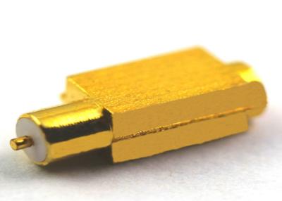 China Gold überzog gerades 0-6GHz ISO9001 Zertifikat Rfs MMCX Koaxialstecker- zu verkaufen