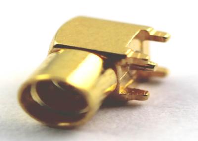 China Coaxial PCB Mount MMCX RF Connector MMCX PCB Connector Brass Material for sale