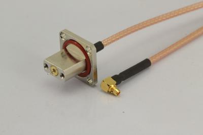 China Tipo conector YA MONTADO masculino de la asamblea de cable coaxial del conector de RG316 RF MMCX en venta